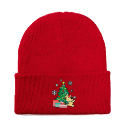 Christmas Knitted Windproof Wool Hat