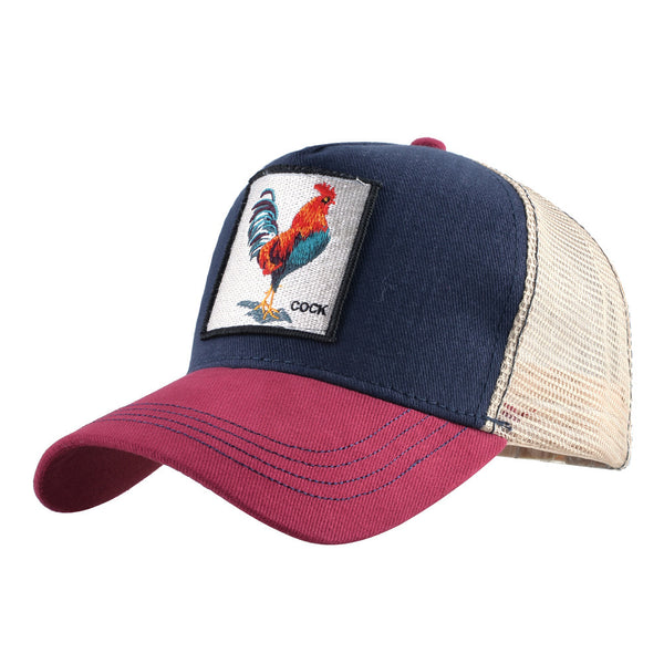 Vintage Cotton Embroidery Animal Baseball Cap