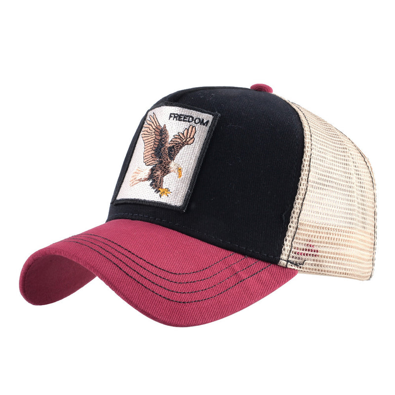 Vintage Cotton Embroidery Animal Baseball Cap