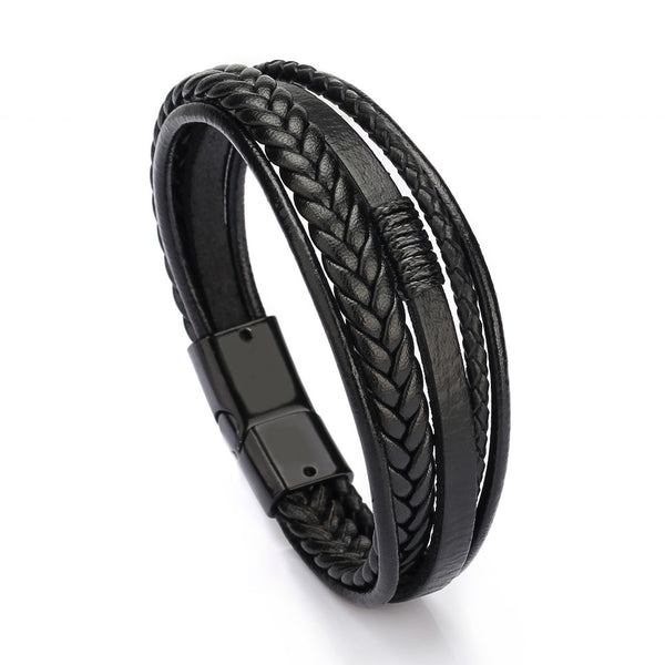 Wholesale Price Classic Genuine Leather Bracelet For Men