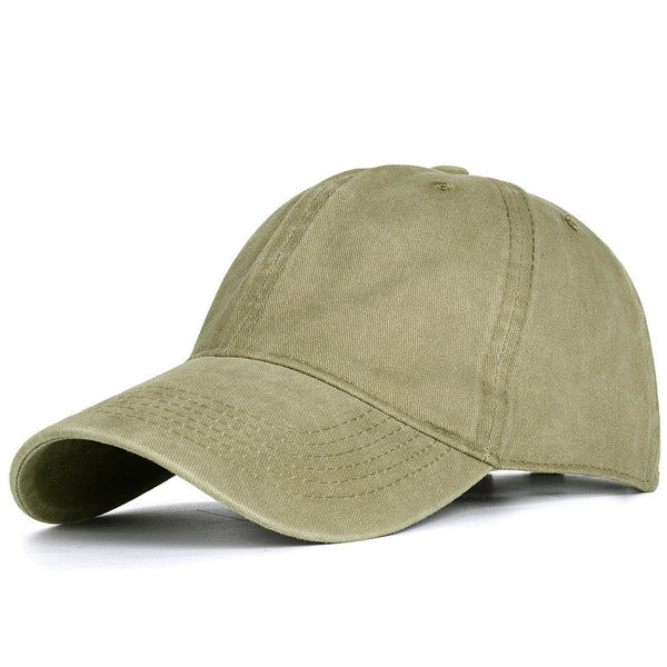 All-match Washable Solid Color Baseball Cap Casual Men