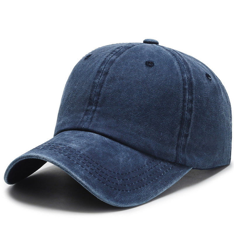 All-match Washable Solid Color Baseball Cap Casual Men