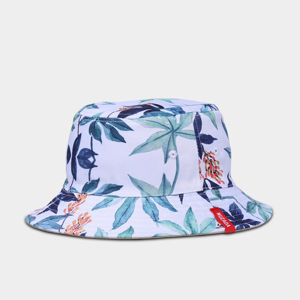 Tide brand fisherman hat men and women Korean version of Harajuku style hat maple leaf color hip hop tide people sun protection sunshade cap