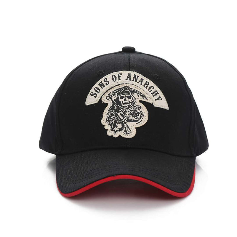 Visor Skull Embroidered Baseball Cap