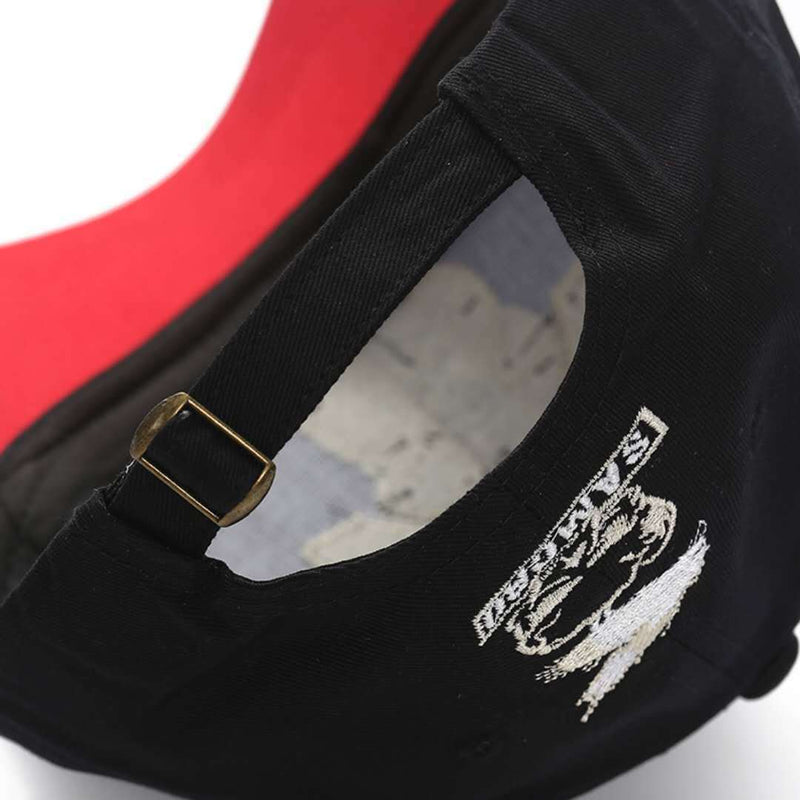 Visor Skull Embroidered Baseball Cap