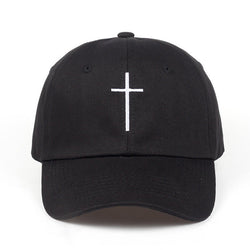 Cross embroidered baseball cap