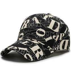 Letter Baseball Cap Casual Fashion Trend