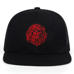 High-quality Lion Face Embroidery Caps Street Hip-hop Trend