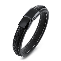 Black titanium steel bracelet