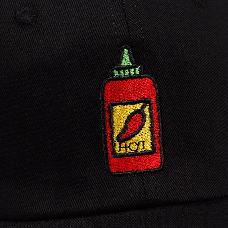 Hot sauce bottle embroidery baseball cap