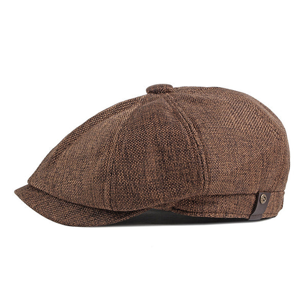 Thin, Breathable, Imitation Linen Cap