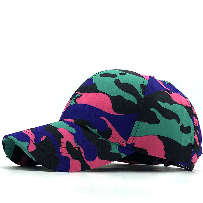 Camouflage Baseball Cap Female Street Trend Hip Hop