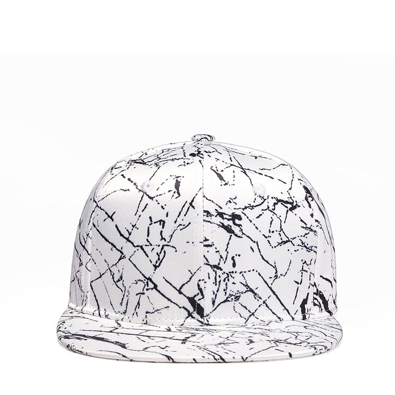 Hip-hop Hat Street Fashion Men And Women Lightning Pattern Sunshade Baseball Cap